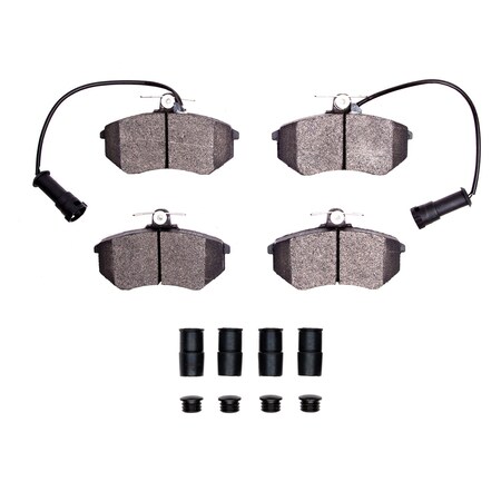 Dynamic Friction Co 3000 Semi-Metallic Brake Pads Hardware Kit, Low Dust, 100% Copper Free, 100% Asbestos-free, Front 1311-0290-01